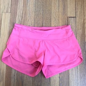 Lululemon Hot Pink Speed Shorts